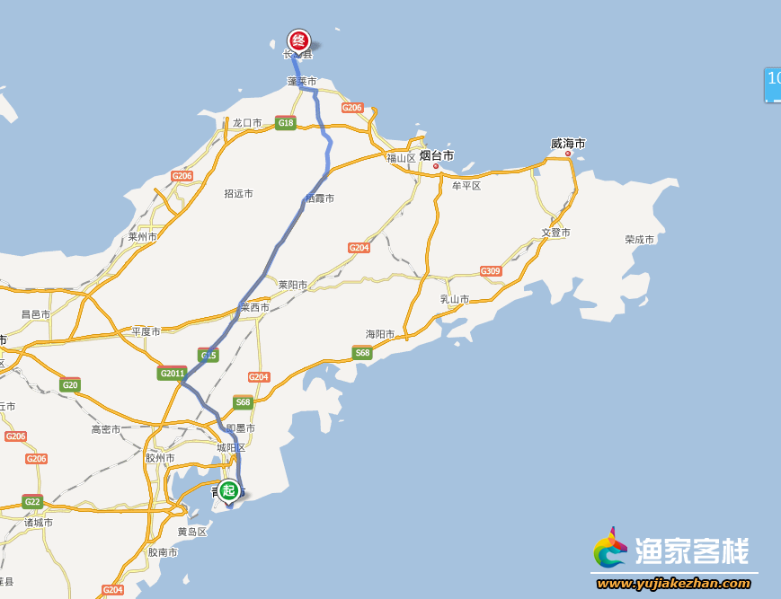青岛到长岛自驾游