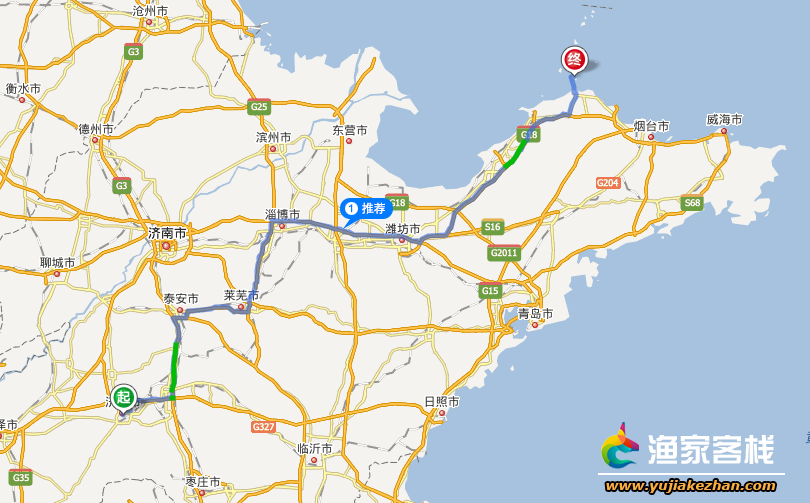 济宁到长岛自驾游路线