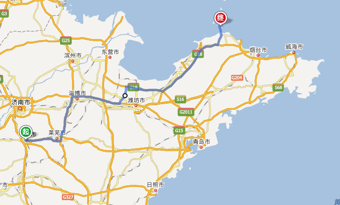 泰安到长岛