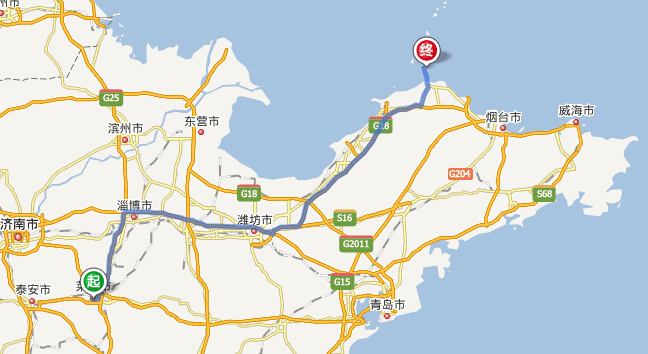 莱芜到长岛