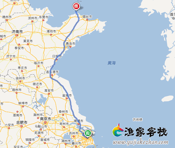 上海到长岛