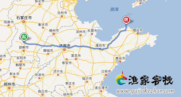 邢台到长岛地图