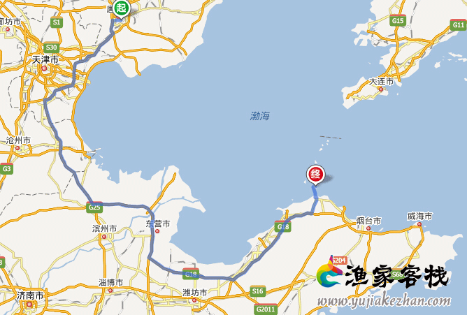 2014年7月8月从唐山到长岛自驾游旅游线路报价攻略大全